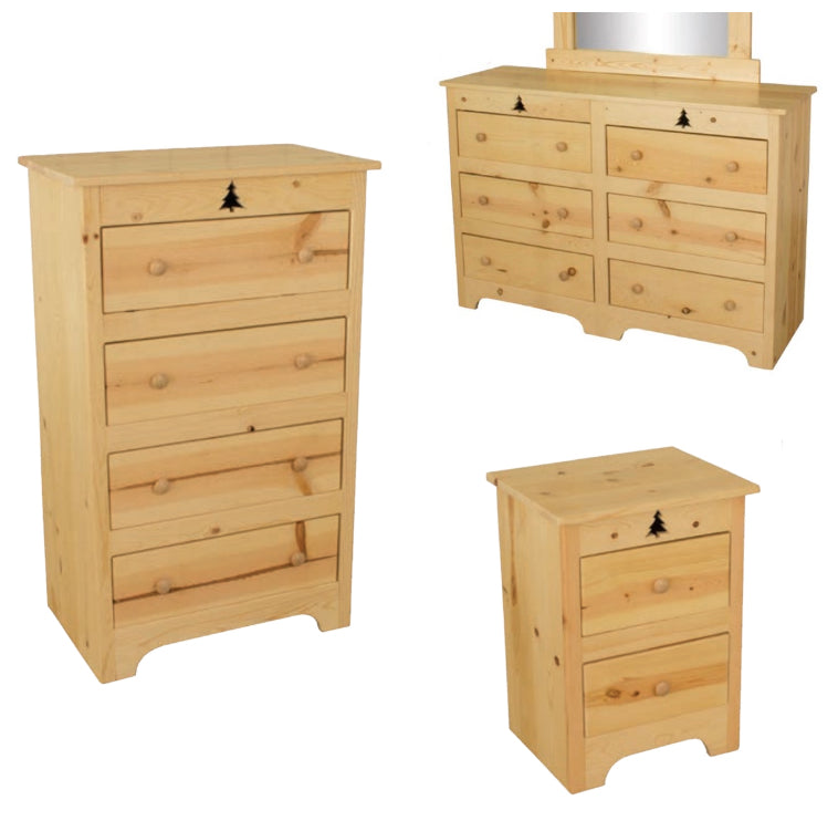 Backwoods Pine Bedroom Furniture