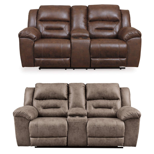 Stoneland Loveseat with Center Console Manual or Power