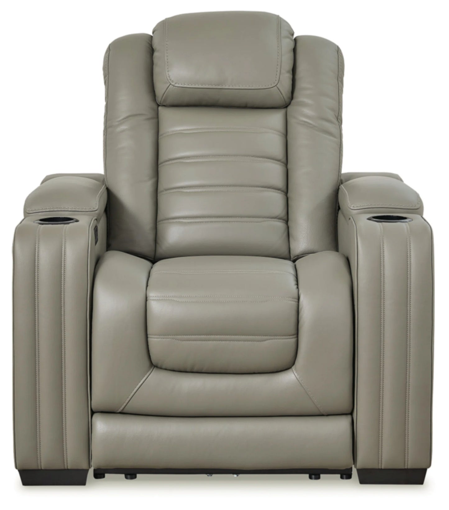 Backtrack Power Leather Recliner