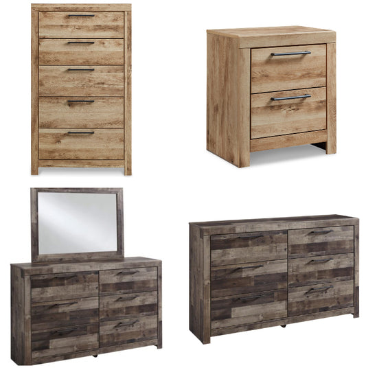 Hyanna Bedroom Furniture (dresser, chest of drawers, nightstand)