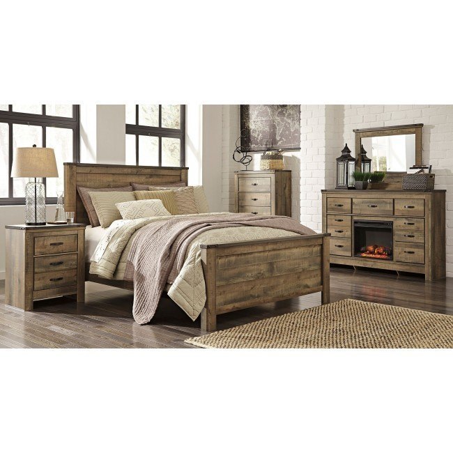 Trinell Rustic Brown Bedroom Furniture