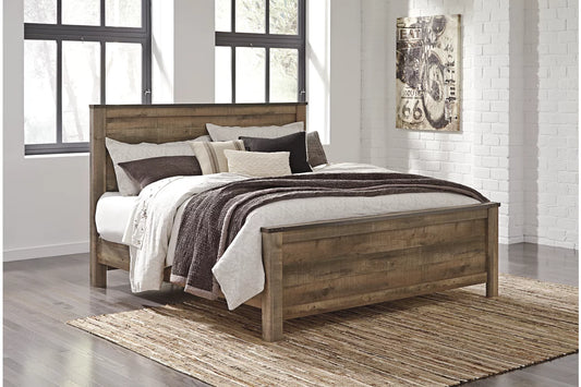 Trinell Rustic Brown Panel Bed
