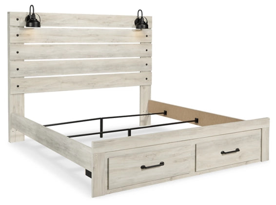 Cambeck Panel Beds with 2 Storage Drawers