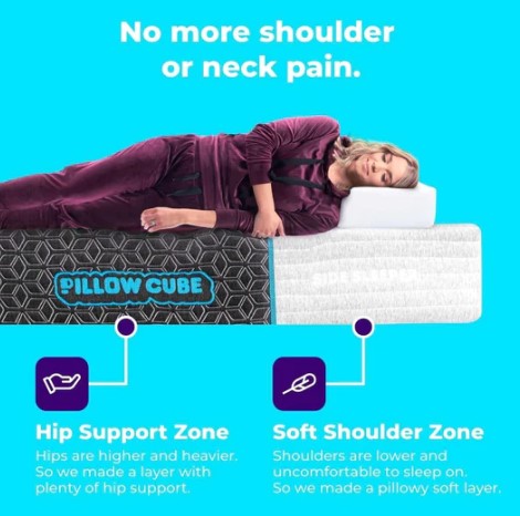 Pillow Cube Side Sleeper Mattress